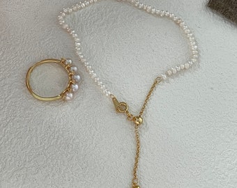 Pulsera de perlas ultrafinas - Pulsera minimalista- Regalo del Día de la Madre- Regalo para ella-Pulsera para mujer