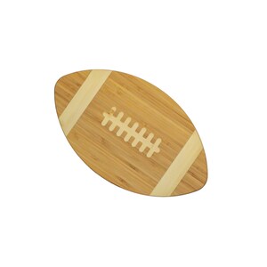 Personalized Football Bamboo Cutting Board 15&quot; x 8.5&quot; - Custom Engraved, Ideal for Game Day & Football Fans