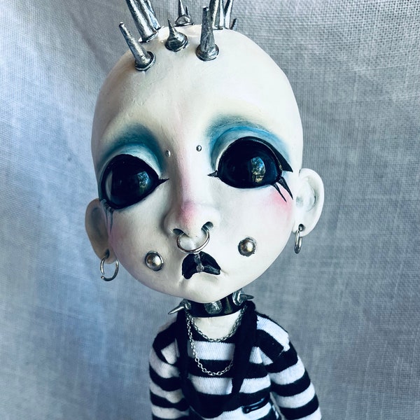 Loopyboopy OOAK Art Doll Goth Punk Lexi