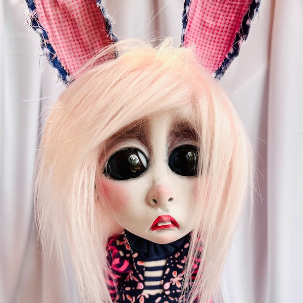 Loopyboopy OOAK Art Doll Easter Rabbit Jessica
