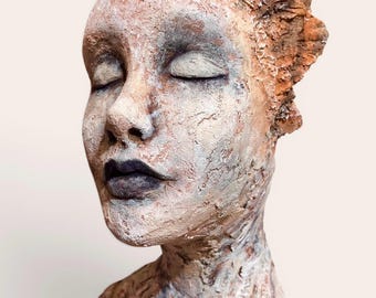 Scultura in cartapesta OOAK loopyboopy joyly Figure contemporanea Tomorrow Morning