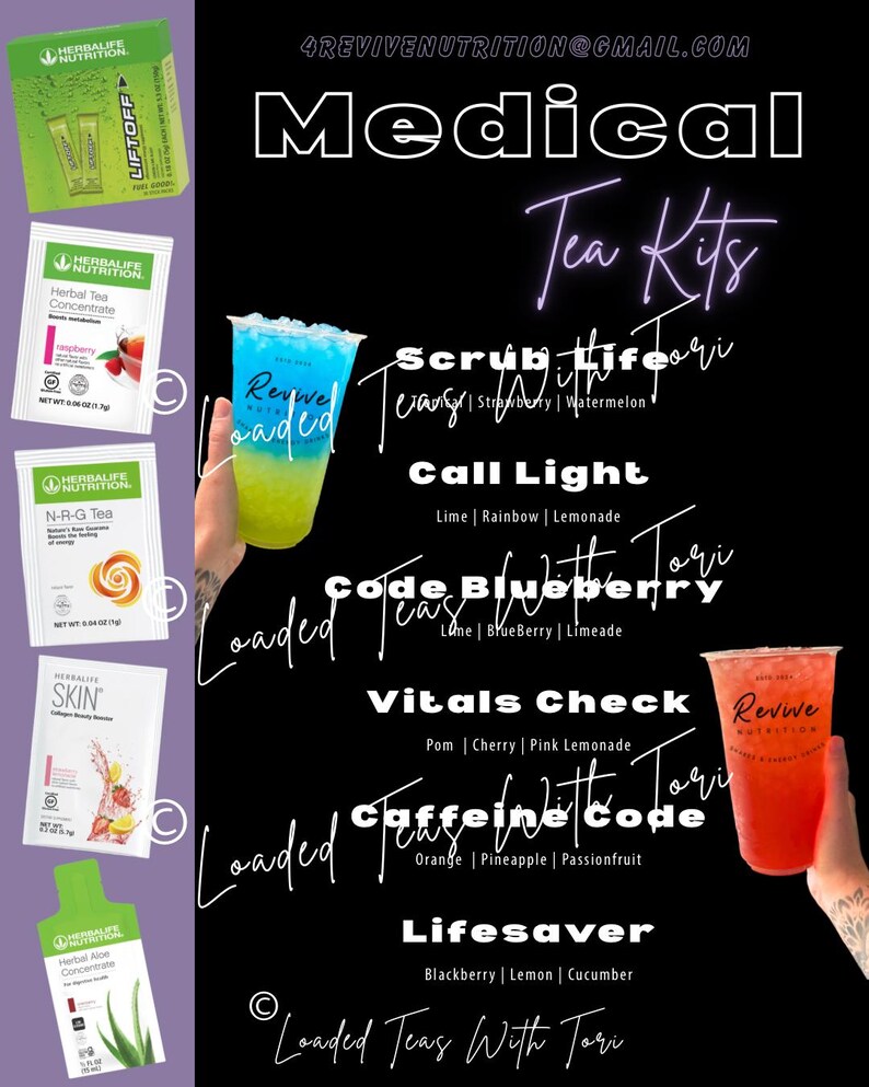 MEDICAL Tea Kit MENU ONLY - Etsy