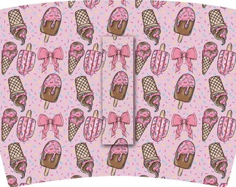 Ice cream & Bows Cup Sleeve 32oz-40oz