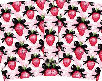 Strawberry Bows Cup Sleeve 32oz-40oz