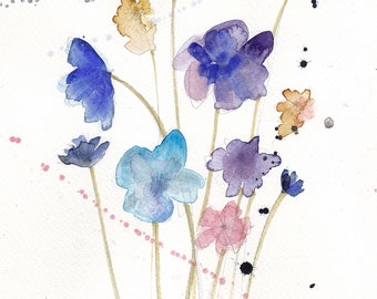 Small Wildflowers Art Print