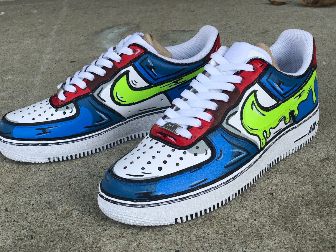 custom air force 1 slime