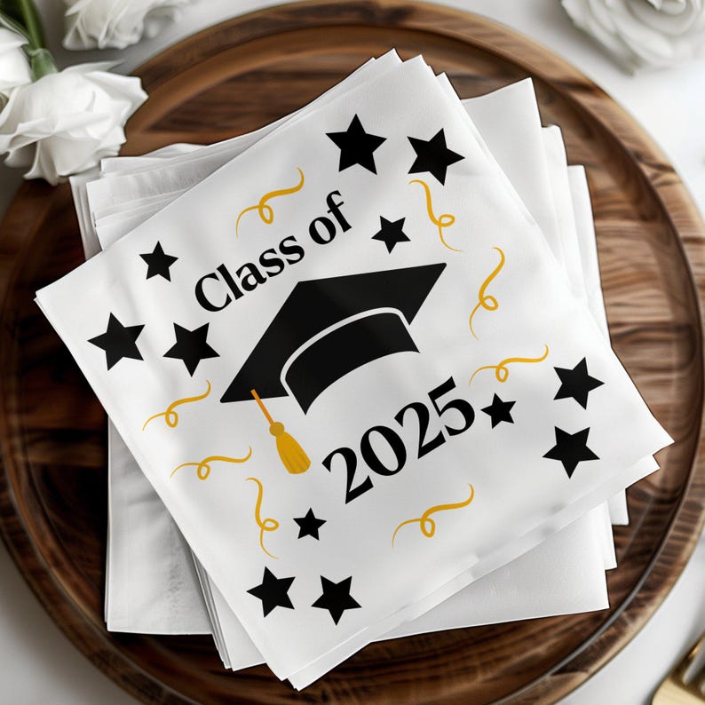 Class of 2025 Graduation Napkins, Perfect Party Supplies, Celebrate in Style, Ideal for