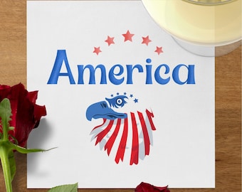 Amerikanische Adler Serviette: 4