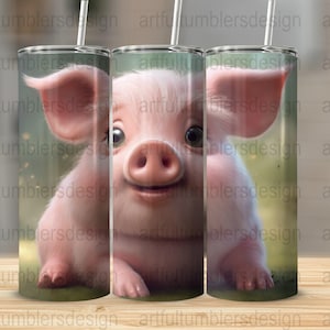 Descarga digital de dibujos animados de cerdo lindo, ilustración de cara de lechón adorable, perfecto para diseños de vasos y tazas