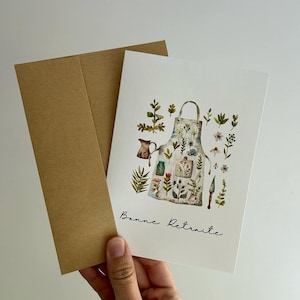 Carte de retraite pour collègue employé bonne retraite , carte de souhait pensée avec enveloppe 5x7