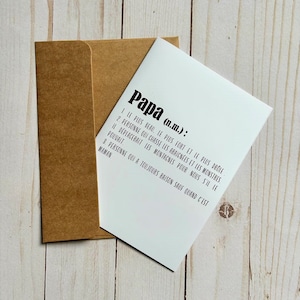 Carte fête des pères papa drôle