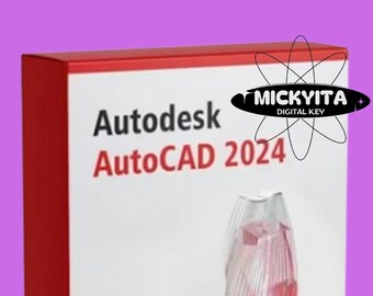 Clé Autodesk AutoCAD 2024 (PC) (1 appareil, 1 an)