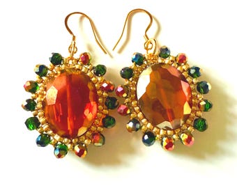 Crystal Drop Earrings | Small Statement Jewelry for Women