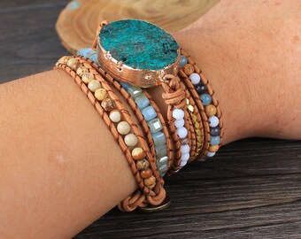 Braccialetti Di Protezione Fatti A Mano Con Perline Rotonde Da 6 Mm In - Foto 8