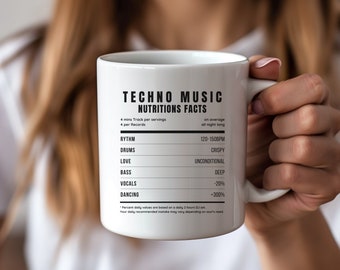 Music Lover's Mug - Customized Friend Gift - Unique Ceramic Cup