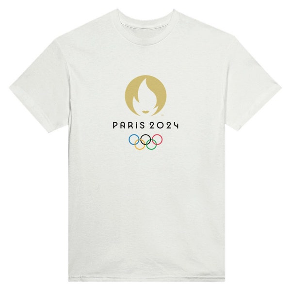 T-shirt Jeux Olympiques de Paris 2024, T-shirt unisexe garçons et filles, T-shirt imprimé personnalisé, Jeux olympiques, T-shirt homme, T-shirt femme, cadeau, événements,