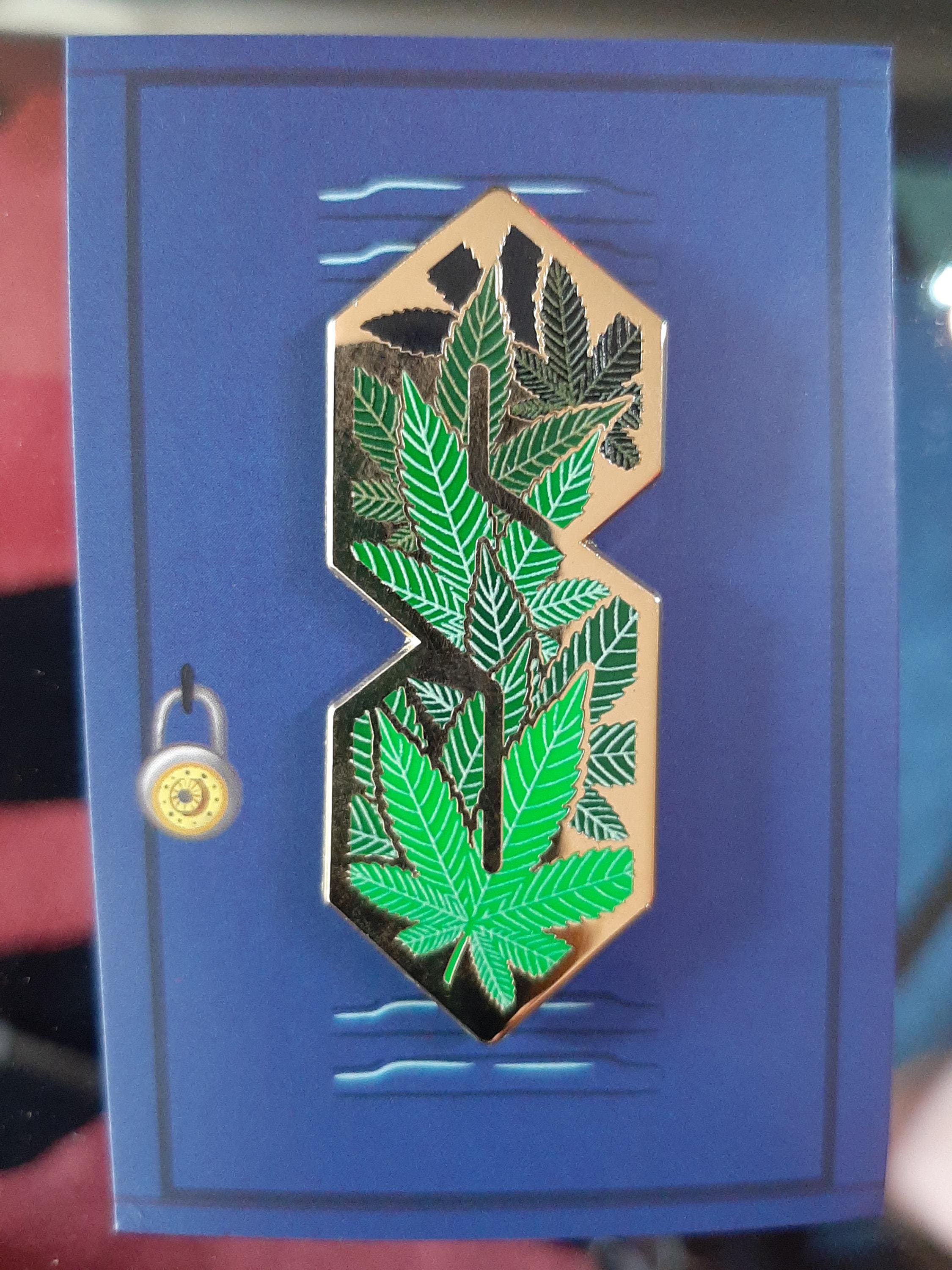 Cannabis - Universal Cool S Enamel Pin Marijuana Weed Pot Leaf Leaves ...