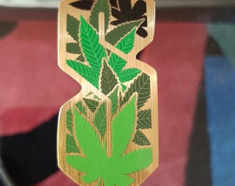 cannabiS Universal Cool S sticker brushed gold weed marijuana stoner That S Thing