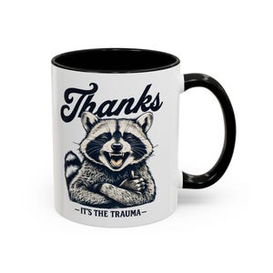 Trash Panda Mug, Raccoon Mug, Funny Raccoon Mug, Cute Animal Gift, Ceramic Mug for Coffee and Tea, Raccoon Lover Gift, Humorous Animal Mug