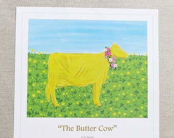The Butter Cow Fair Poster unframed 12x14