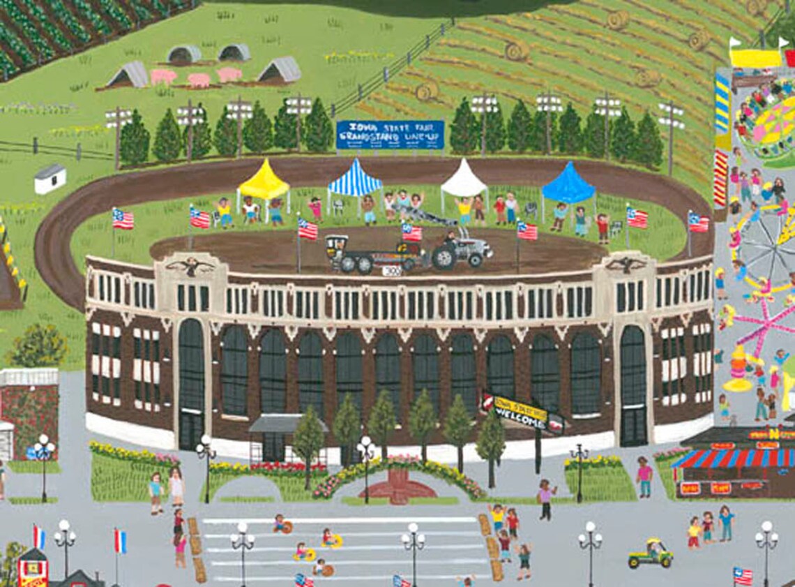 Iowa State Fair Art Cards With Envelopes Etsy