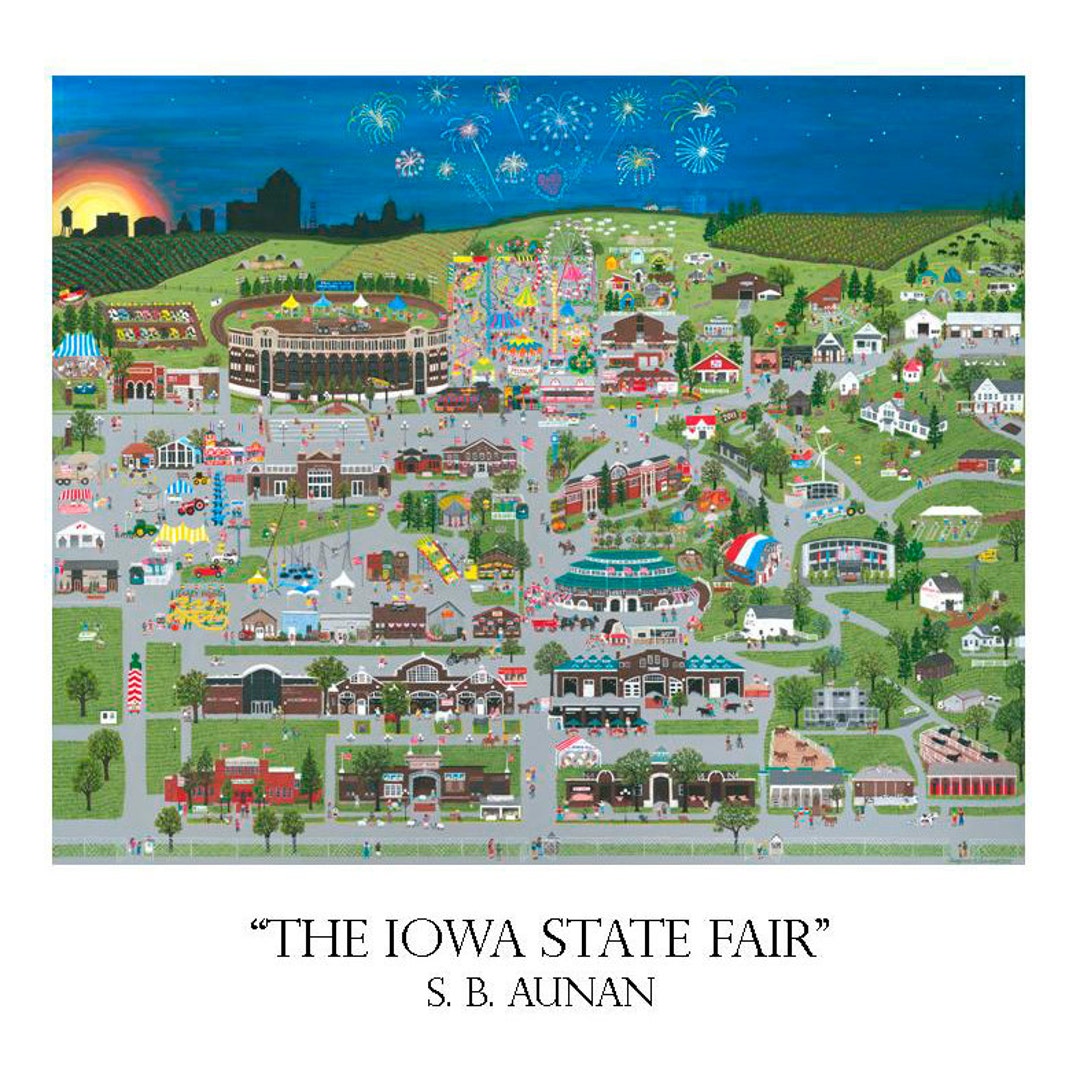 Iowa State Fair Art Cards With Envelopes Etsy