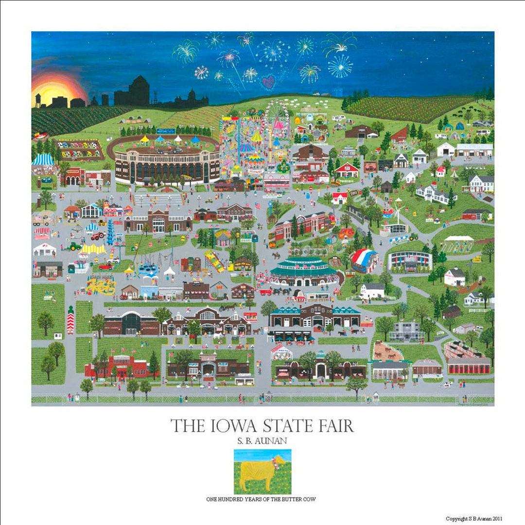 The Iowa State Fair Poster 130 Posters Unframed including Etsy