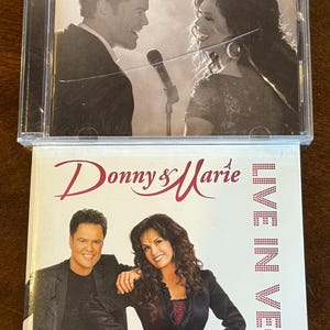 Donny & Marie 2 CD&#39;s Live in Vegas songs from 70&#39;s - 90&#39;s