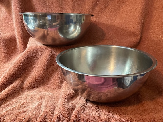 Vintage Vollrath Large Stainless Steel 4-quart Mixing Bowl 6904