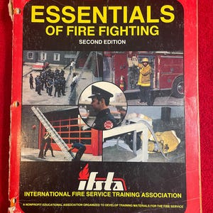 Vintage Essentials of Fire fighting second edition 1983 study guide