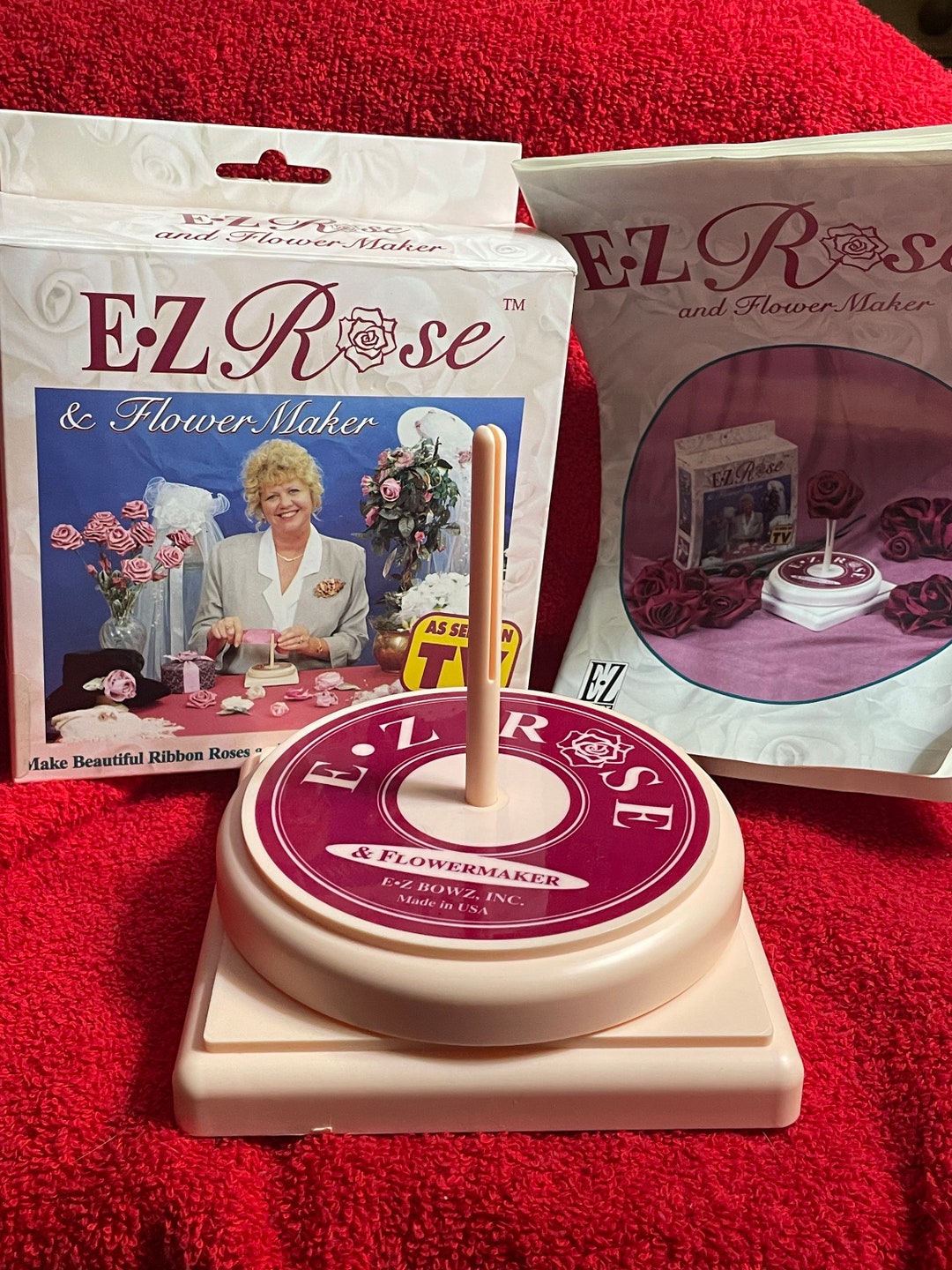 Vintage EZ Rose & Flower Maker Kit 1999 as Seen on Tv Etsy