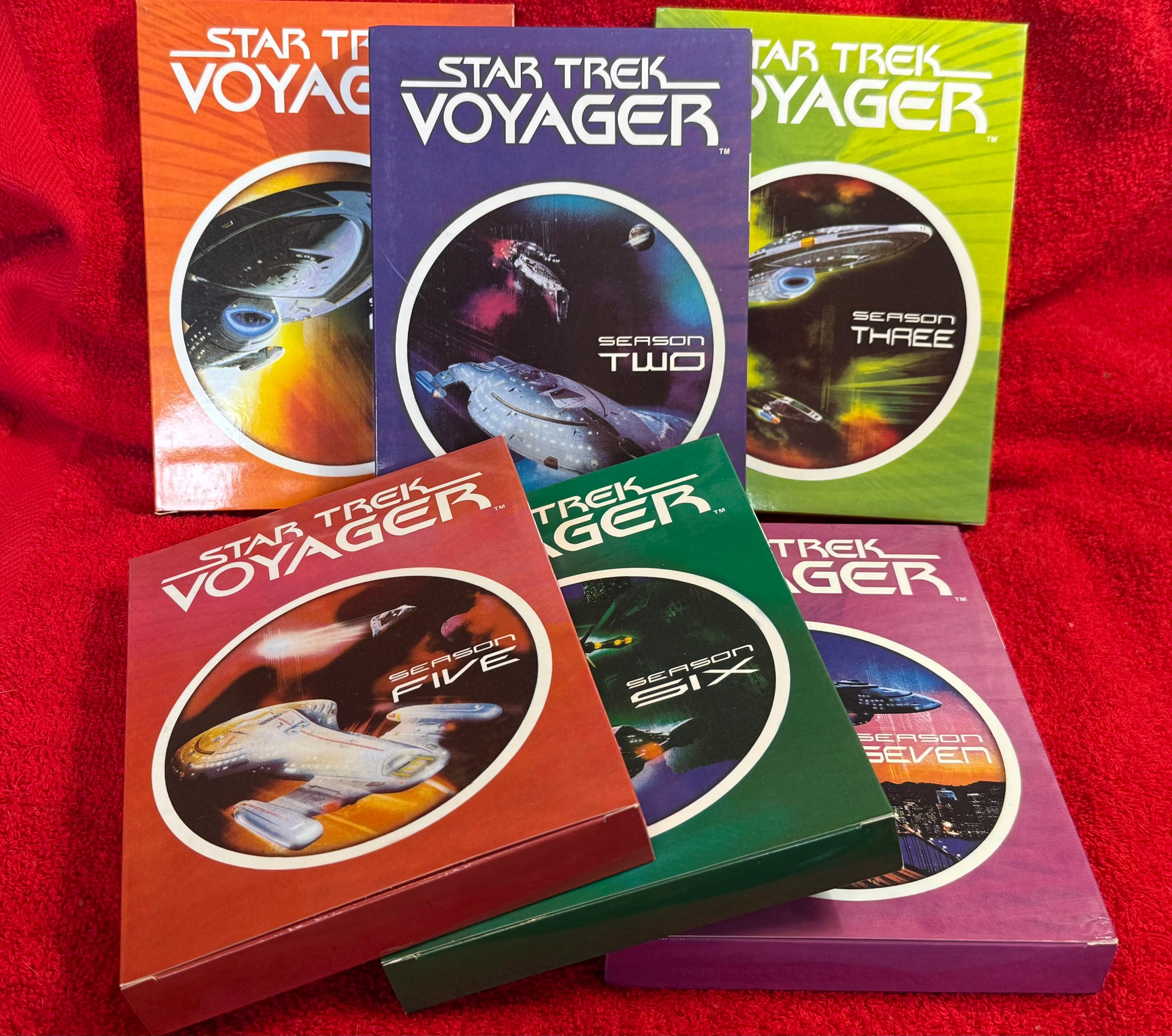 Star Trek Voyager DVD Set, Seasons 1,2,3,5,6,7, Collector's