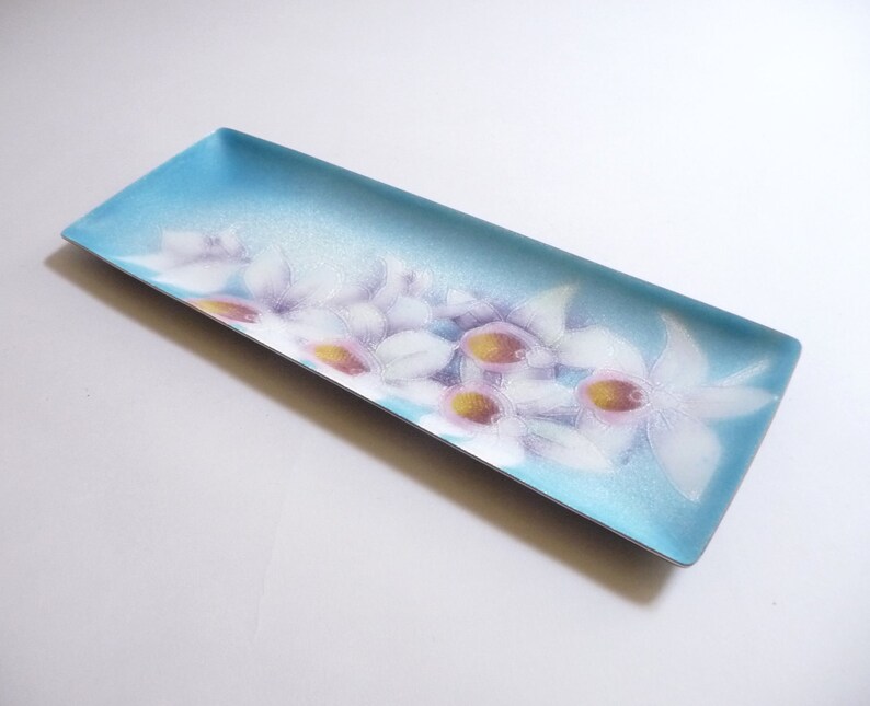 Vintage Japanese Enamel Tray Etsy