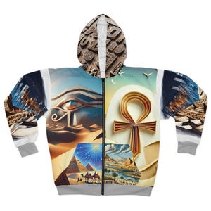 Unisex Zip Hoodie (AOP), All-Over Print Zip Hoodie - Stylish & Comfortable Hoodie for Every Wardrobe, Pocket Hoodie, Print Zip Pullover.
