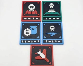 Helldivers 2 Stratagem Plaques – Customizable Magnetic Loadout Wall Art – 500kg Bomb