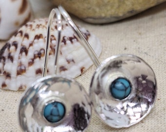 Cute sterling silver drop earrings