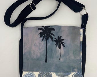 Palm Tree Messenger Bag 10 x 10