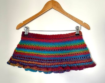 crochet mesh skirt