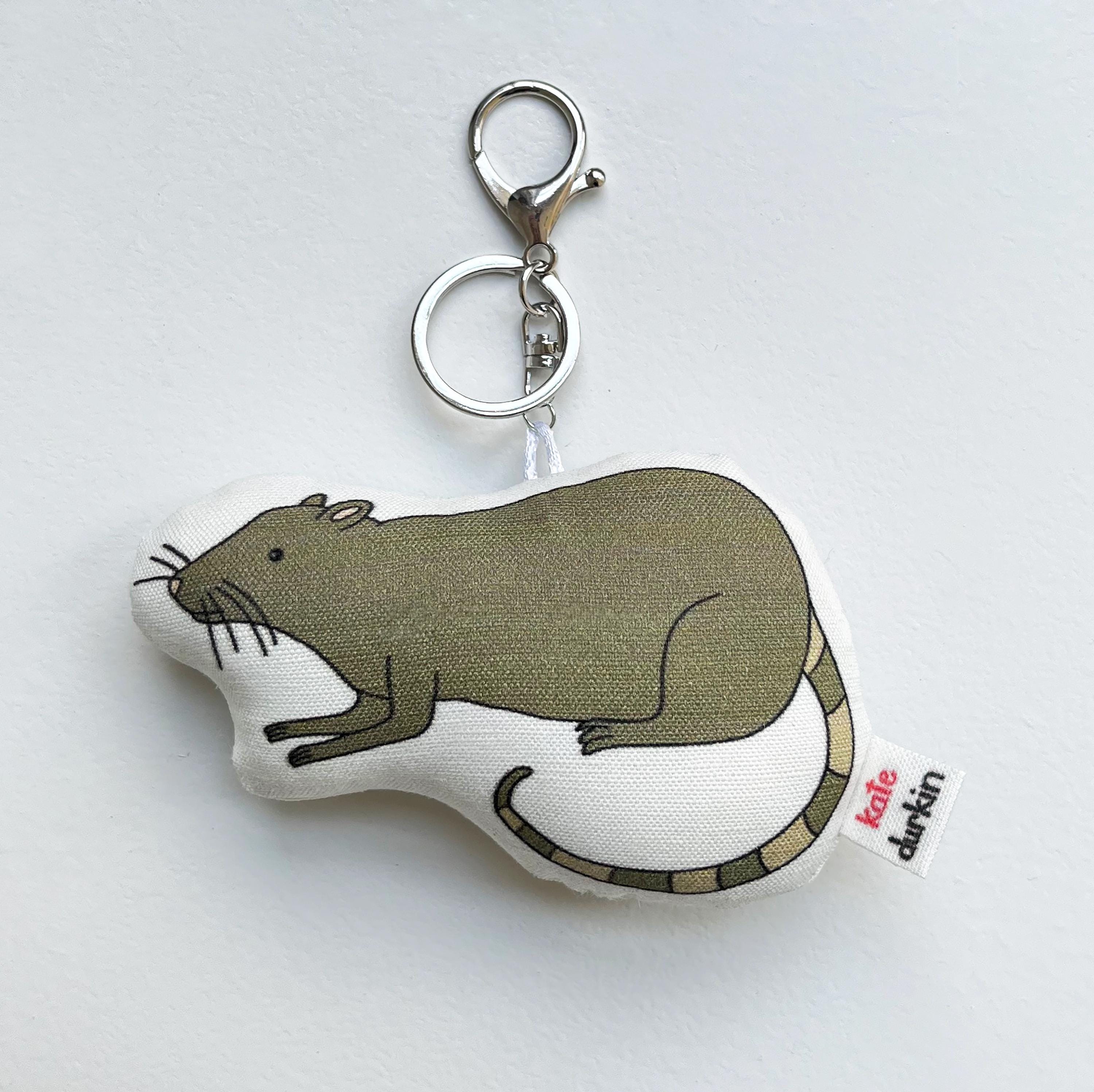 NYC Rat Soft Key Chain Bag Charm - Etsy