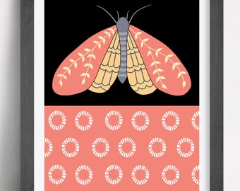 Moth Print, Fine Art Print by Kate Durkin