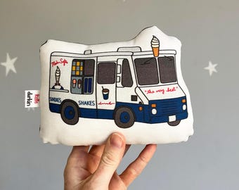 Mini Plush Ice Cream Truck