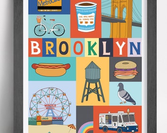 My Brooklyn Print, Fine Art Print by Kate Durkin