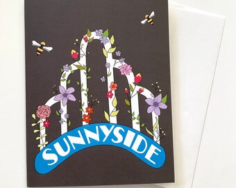 Sunnyside, Queens Arch Greeting Card