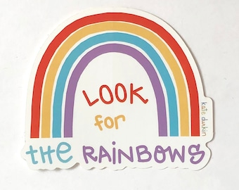 Look for the Rainbows Sticker