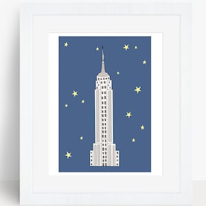 Empire State Building Print, Fine Art Print by Kate Durkin