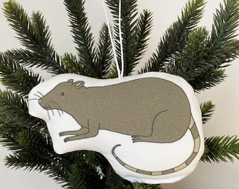 NYC Rat Soft Ornament