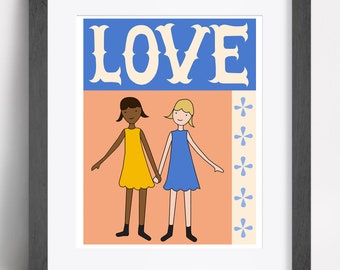 Love Print, Fine Art Print by Kate Durkin