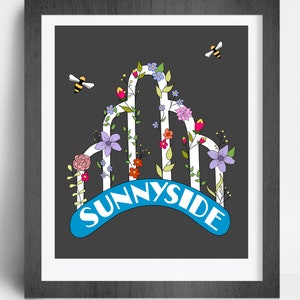Sunnyside Arch Print, Fine Art Print by Kate Durkin