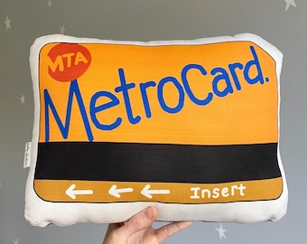 Plush NYC Subway Card