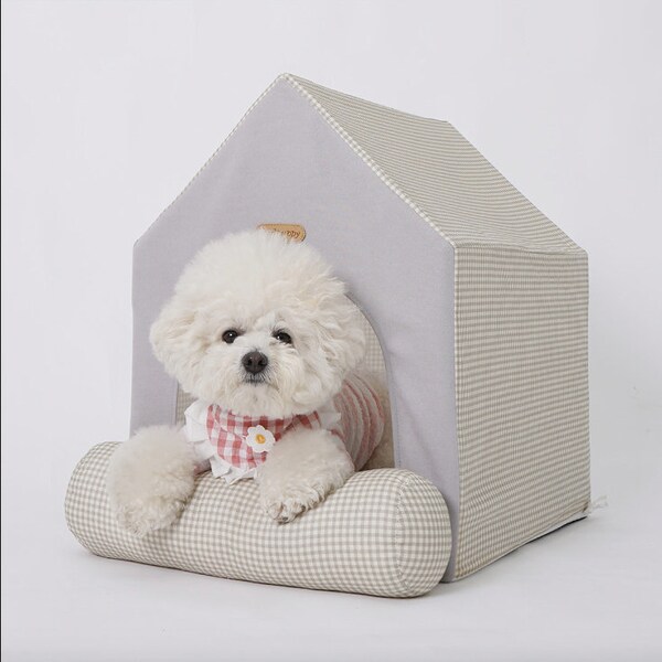 Pet Luxury Princess Deluxe House for Teddy Bear Schnauzer Dogs Cats Puppy Kitten Indoor Fluffy Warm Cozy Kennel Pet House Tent